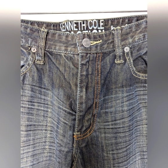 Kenneth Cole Reaction Men's Bootcut Jeans (34 X 32) - Picture 3 of 16